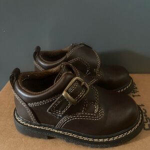 SmartFit Oxford Brown Dress Shoes Non-Skid Toddler Boys Size 6